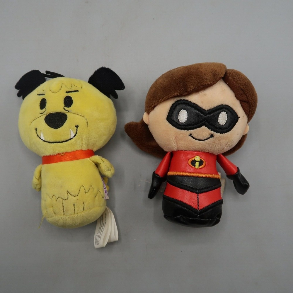 Hallmark Itty Bitty Plush Disney Mrs Incredible Elastigirl Mom & Dog Muttley lot
